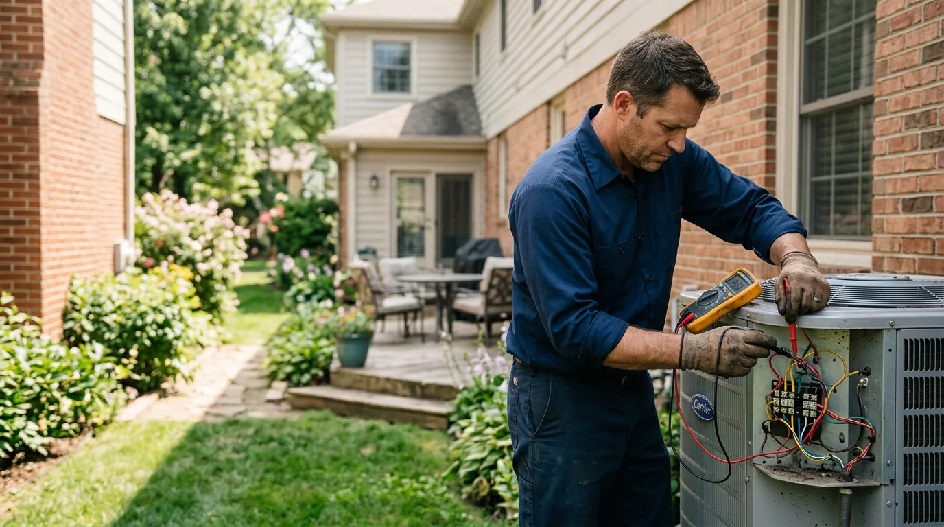 HVAC technician working near Bar Nunn, WY